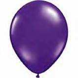 25 count Aurora 17" Crystal Violet Balloons