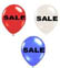 72 Ct. 17\" Red, White, Blue Balloons Printed SALE