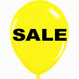 72 Ct. 17\" Yellow Balloons Printed SALE